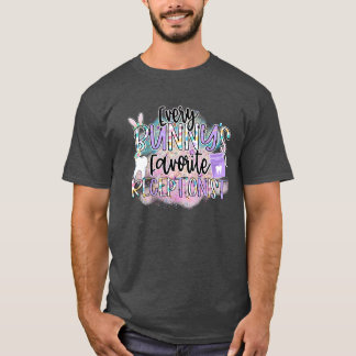 T-shirt La réceptionniste dentaire préférée de chaque lapi