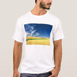 T-shirt La récolte de blé sur la Palouse dans l'est
