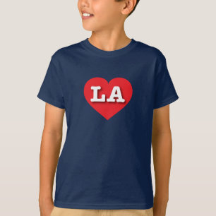 T-shirt LA Red Heart - J'aime LA