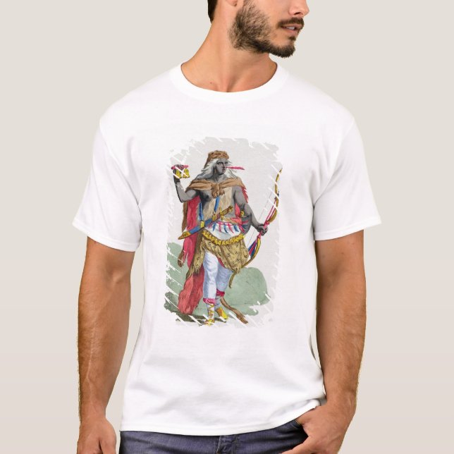 T-shirt La Reine Anna Nzinga (1583-1663), de 'DES E de (Devant)
