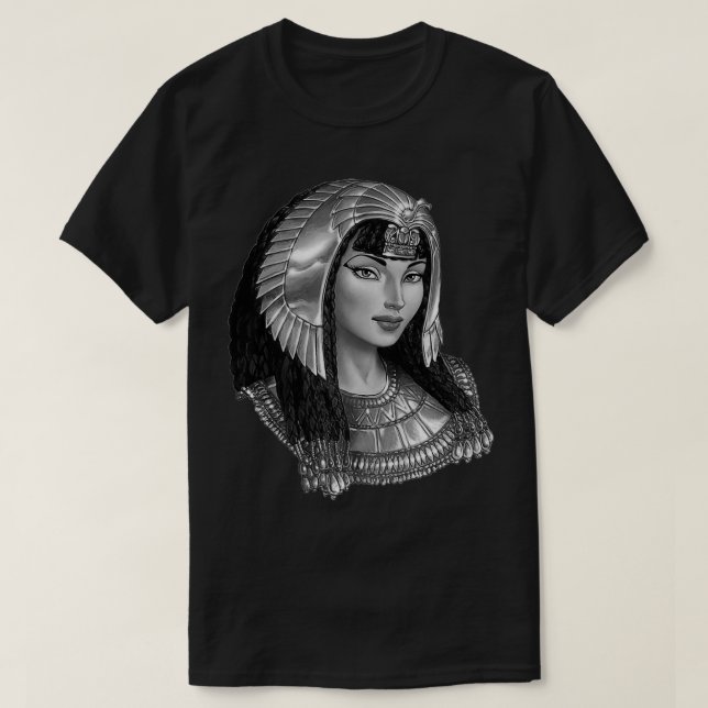 T-shirt La reine Cléopâtre égyptienne chemise en costum Pr (Design devant)