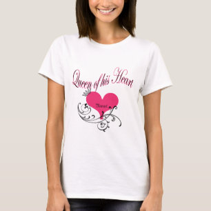 T-shirt La Reine de son coeur