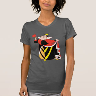 T-shirt La Reine des Coeurs Avec Un Petit Pas Et Un Souri