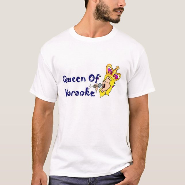 T-shirt La Reine du karaoke (Devant)