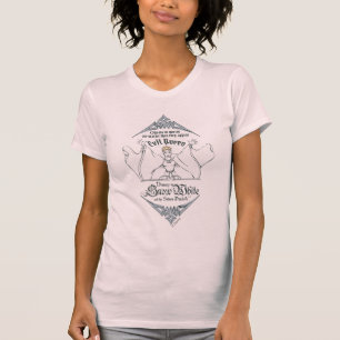 T-shirt La reine du mal Objets dans le miroir