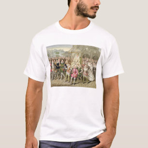 T-shirt La Reine Elizabeth I dans le cortège avec ses
