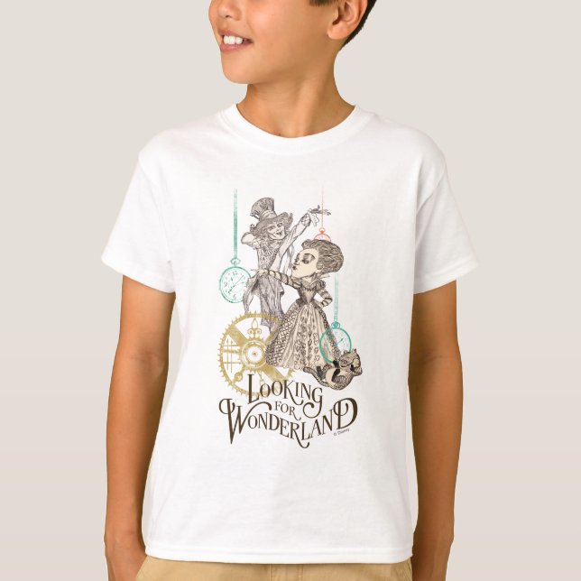 T-shirt La Reine et la haine| Recherche de Wonderland 2 (Devant)
