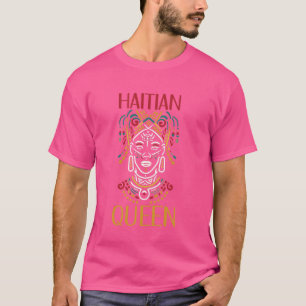 T-shirt La reine haïtienne Haïti Fierté Indigène Caraïbes 