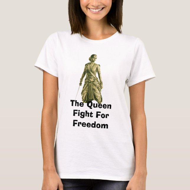 T-shirt La Reine Lutte Pour La Liberté (Devant)