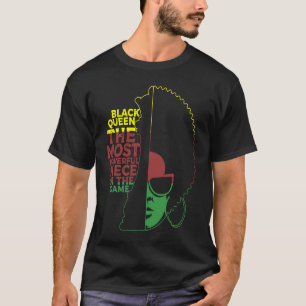 T-shirt La Reine Noire La Pièce La Plus Puissante Du Jeu