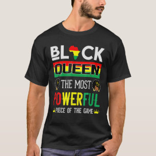 T-shirt La Reine Noire La Pièce La Plus Puissante Du Jeu