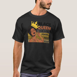 T-shirt La Reine Noire La Pièce La Plus Puissante Du Jeu M