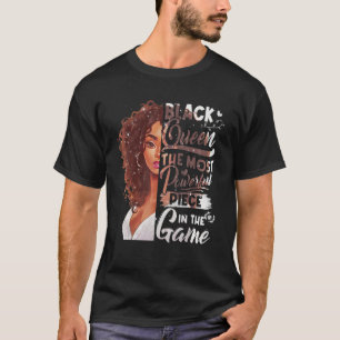 T-shirt La Reine Noire La Pièce La Plus Puissante Du Jeu M