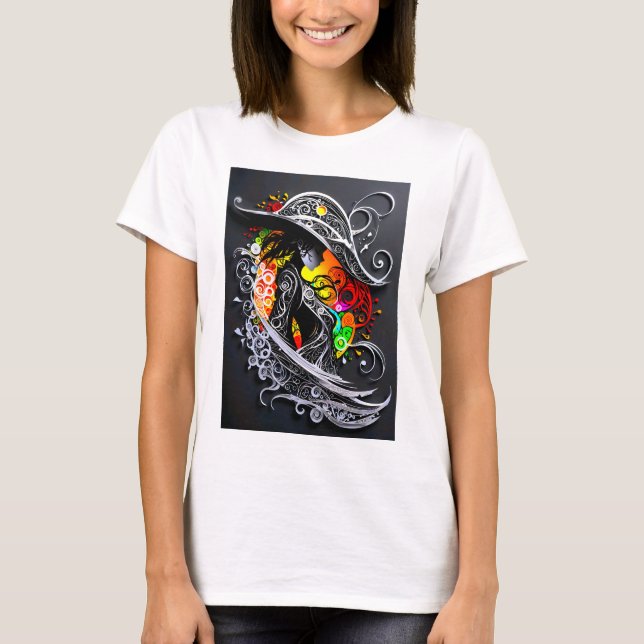 T-shirt La reine pirate (Devant)