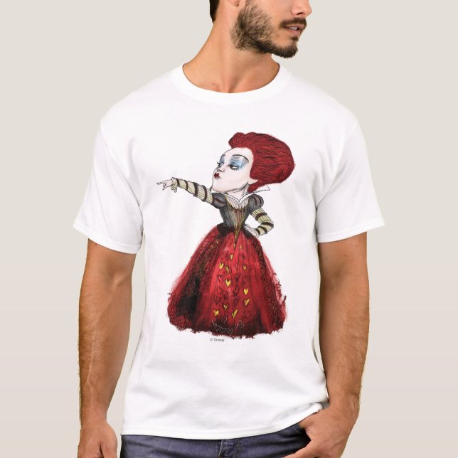 T-shirt La Reine Rouge| Éteint la tête 2 (Devant)