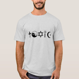 T-shirt La religion est libre penseur toxique