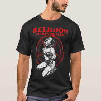 T-shirt La religion me fait bâillonner Nun