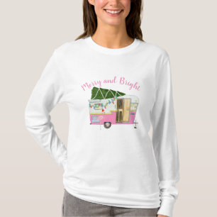 T-shirt La remorque de camping de Noël Elle Shed