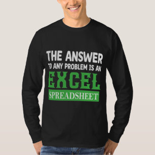 T-SHIRT LA RÉPONSE À TOUT PROBLÈME EST UNE FEUILLE DE RÉPA