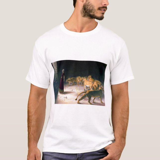 T-shirt La réponse de Briton Rivière Daniel au roi (Devant)