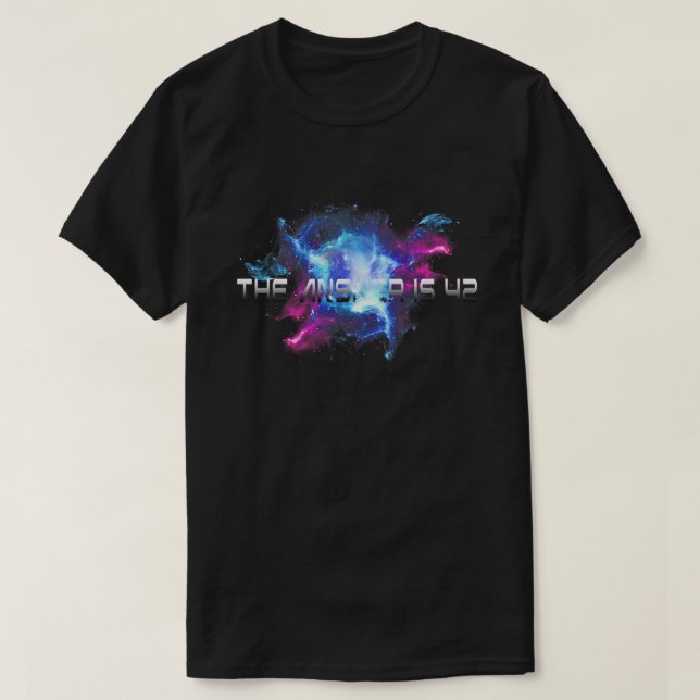 T-shirt La Réponse Est 42 Galaxy Space Universe (Design devant)