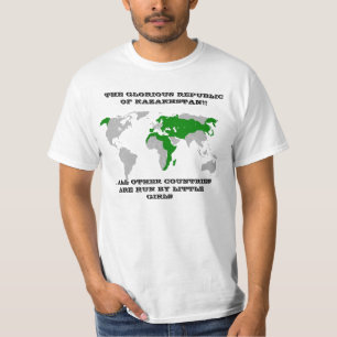 T-shirt La République du Kazakhstan glorieuse