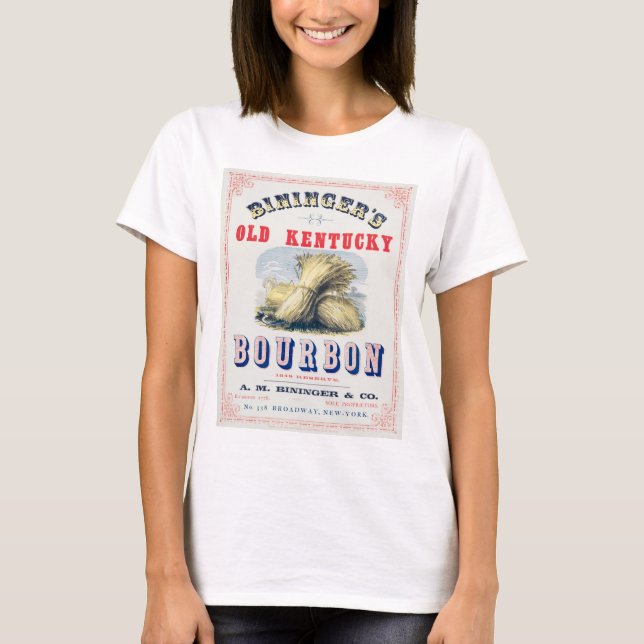 T-shirt La réserve du vieux Kentucky Bourbon 1849 de Binin (Devant)
