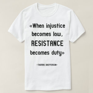 T-shirt La résistance d'Anti-Atout devient devoir