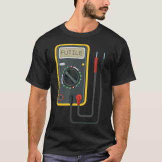 T-shirt La Résistance De L'Ingénieur Est Futile Ohms Law E