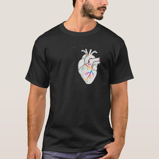 T-shirt La résistance des gays gay de Heartbeat (Devant)
