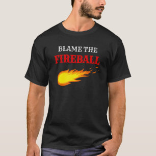 T-shirt La Responsabilité De La Fête De La Botte De Feu