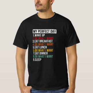 T-shirt La retraite de mon parti le jour idéal