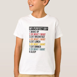T-shirt La retraite de mon parti le jour idéal