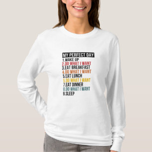 T-shirt La retraite de mon parti le jour idéal