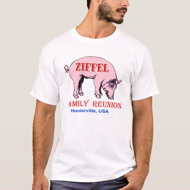 T-shirt La Réunion de famille de Ziffel (Devant)