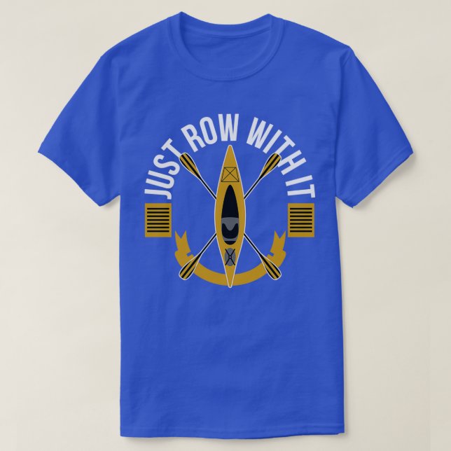 T-shirt La Rivière Appelle Kayak Kayaking Rowing Pun (Design devant)