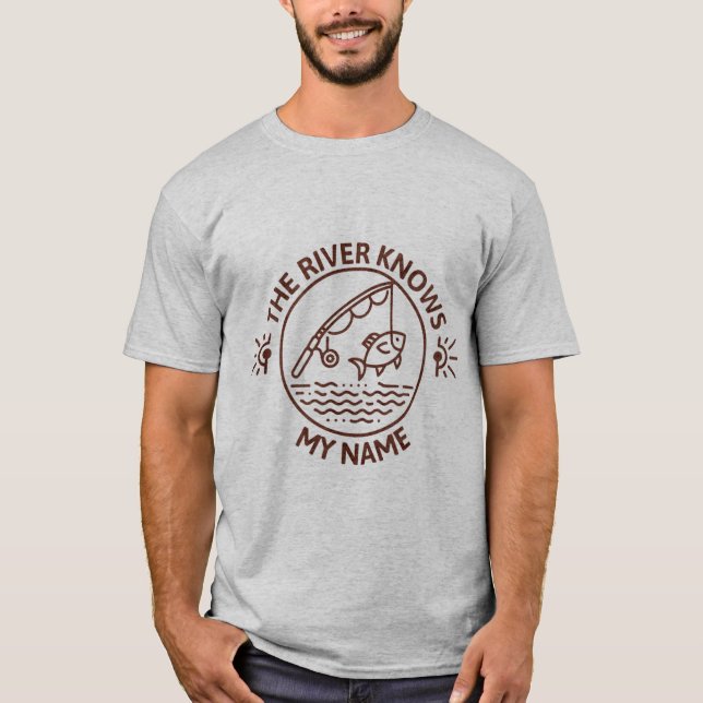 T-shirt La rivière connaît mon nom (Devant)