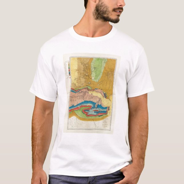 T-shirt La rivière Green de la voie ferrée de Pacifique (Devant)
