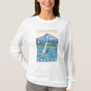 T-shirt La rivière Hood, surfers d'ORWind et pensionnaires