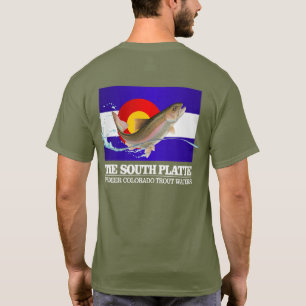 T-shirt La rivière South Platte (Trout Waters première)