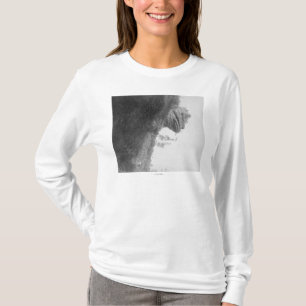 T-shirt La roche principale de la grenouille sur la