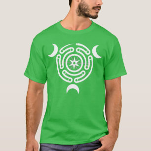T-shirt La Roue d'Hécate Déesse Lunaire Serpent Labyrinthe