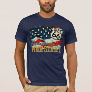 T-shirt La rue principale de l'Amérique