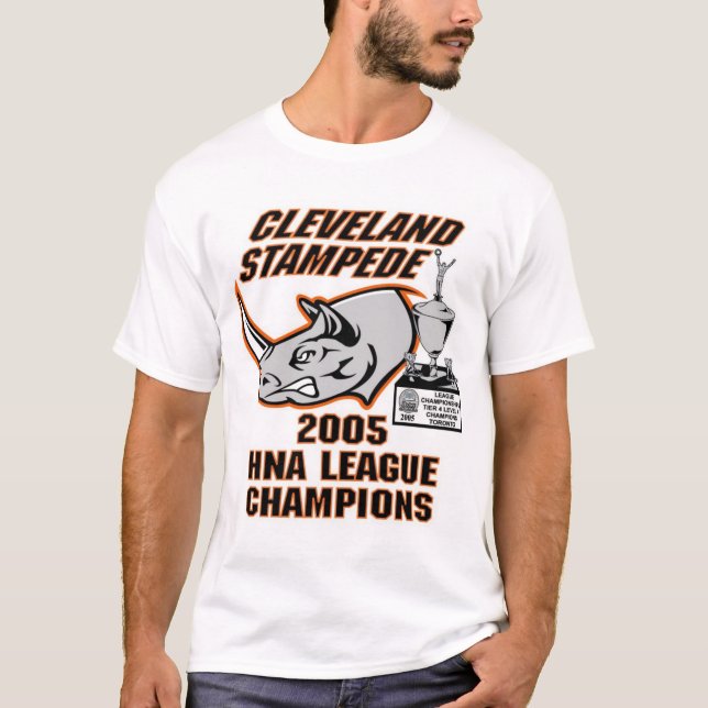 T-shirt La ruée mâche la pièce en t (Devant)