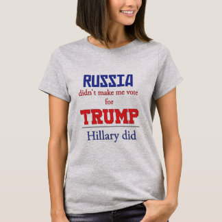 T-shirt La Russie, atout, Hillary
