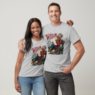 T-shirt La sagesse est venue, les instructions n'étaient p