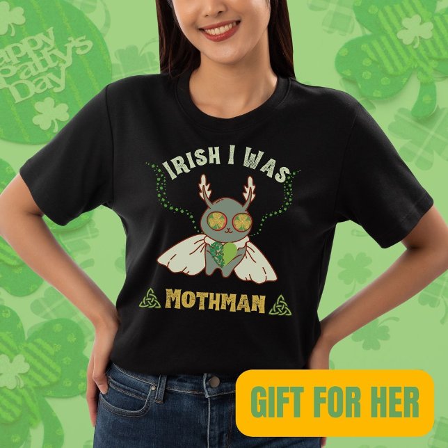 T-shirt La Saint Patrick Mothman irlandaise (Créateur téléchargé)