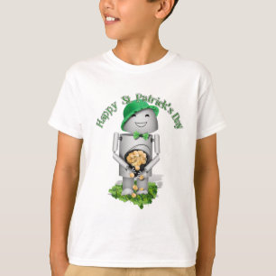 T-shirt La Saint-Patrick Robo-x9 Avec Pot d'Or