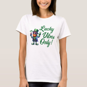 T-shirt La Saint-Patrick Vibes Chanceuses Seulement