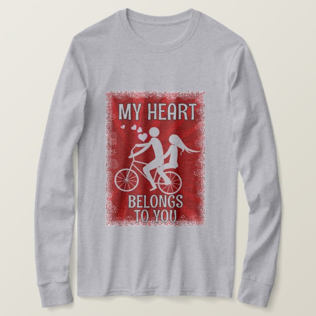 T-shirt la Saint-Valentin (Design devant)